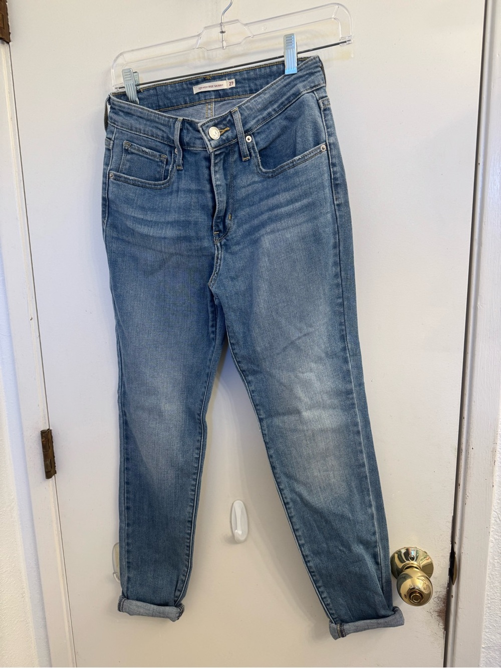 Levi's Light Blue high rise skinny Jeans